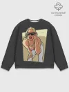 Мужской свитшот базовый / GTA SA - Девушка в очках