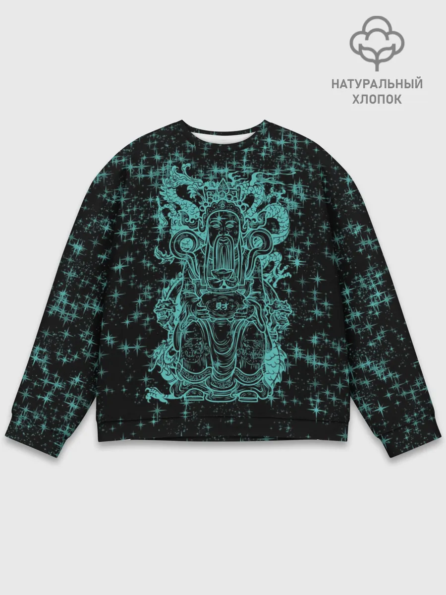 Мужской свитшот базовый / Нефритовый Будда