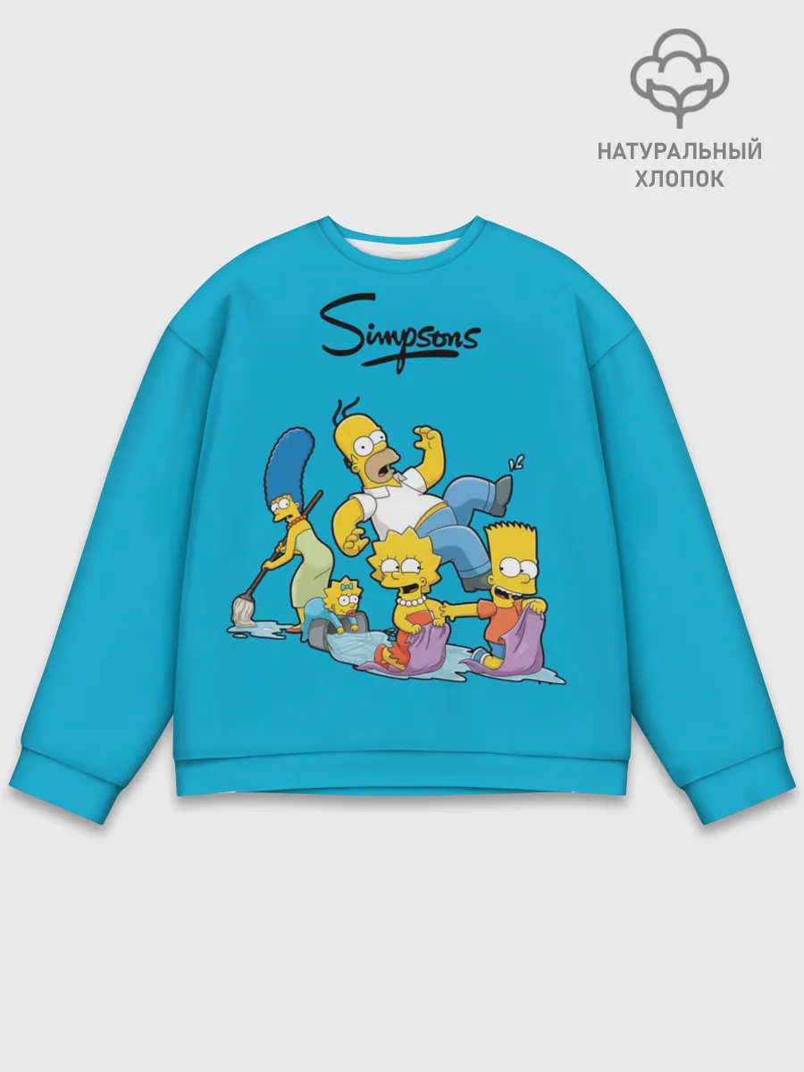 Мужской свитшот базовый / Симпсоны