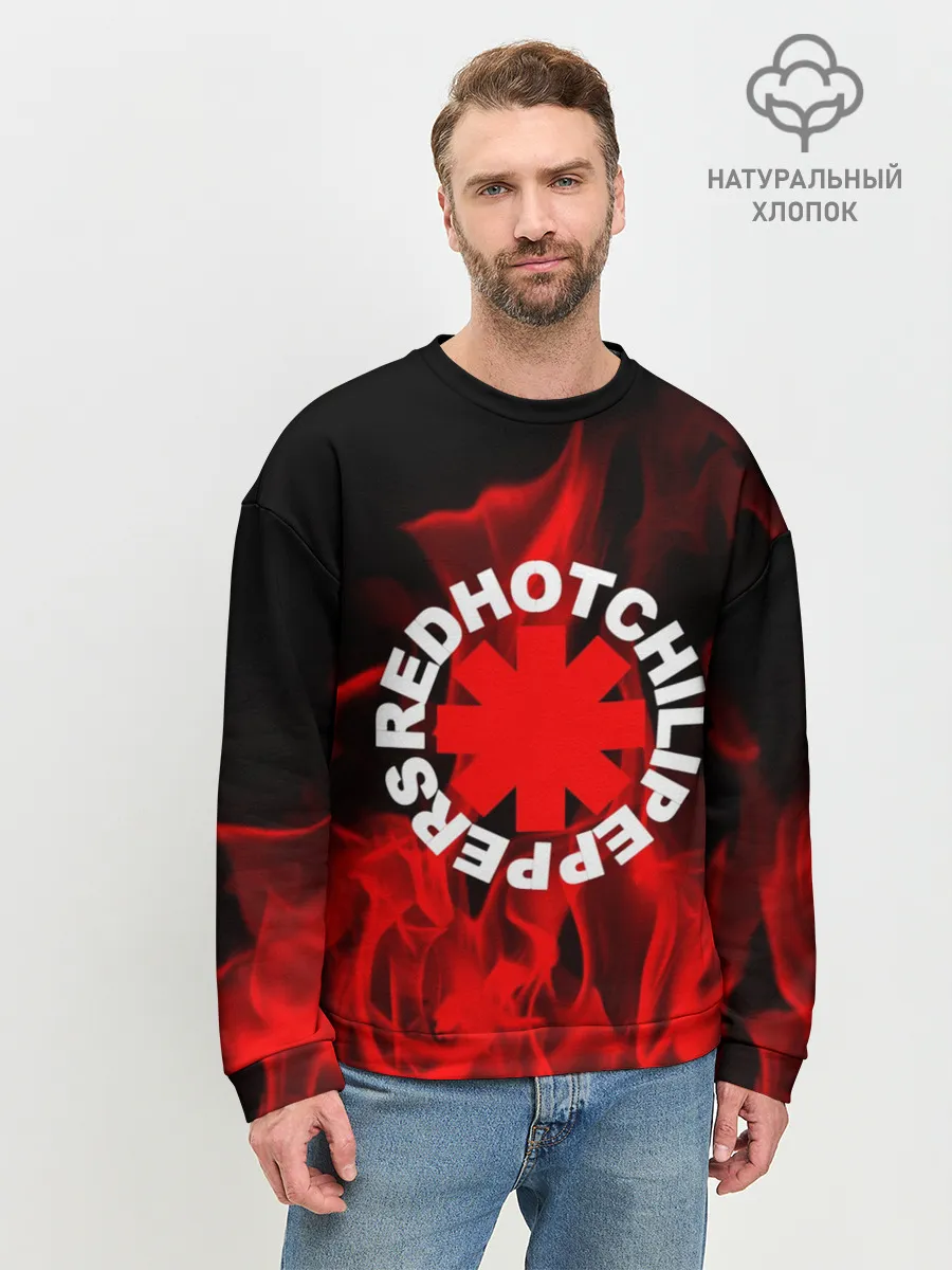 Мужской свитшот базовый / Red Hot Chili Peppers