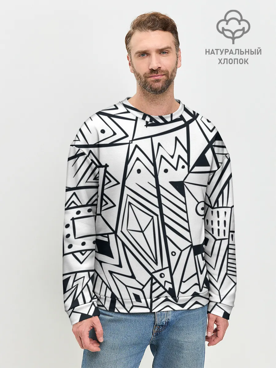 Мужской свитшот базовый / Boho Style 2