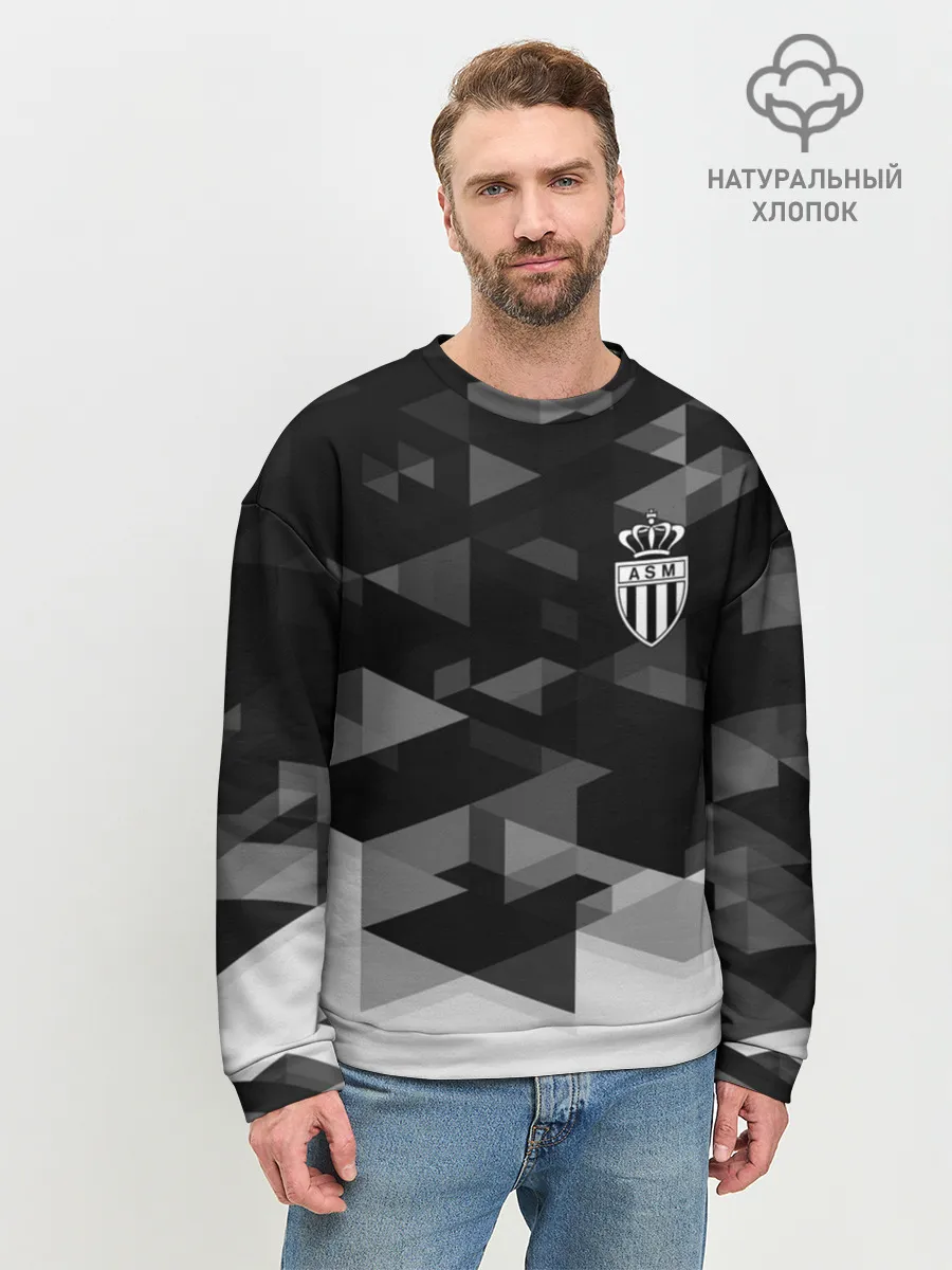 Мужской свитшот базовый / Monaco Geometry Sport