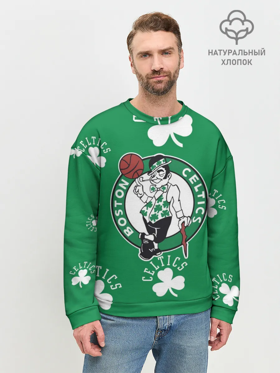 Мужской свитшот базовый / Boston celtics, nba
