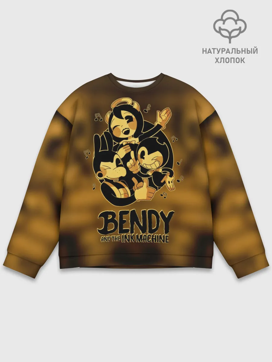 Мужской свитшот базовый / Bendy and the ink machine