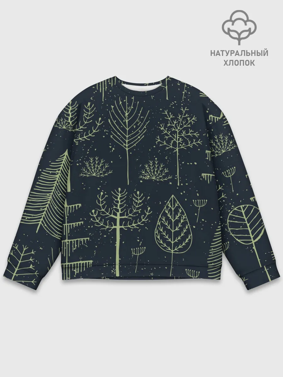 Мужской свитшот базовый / Загадочный лес