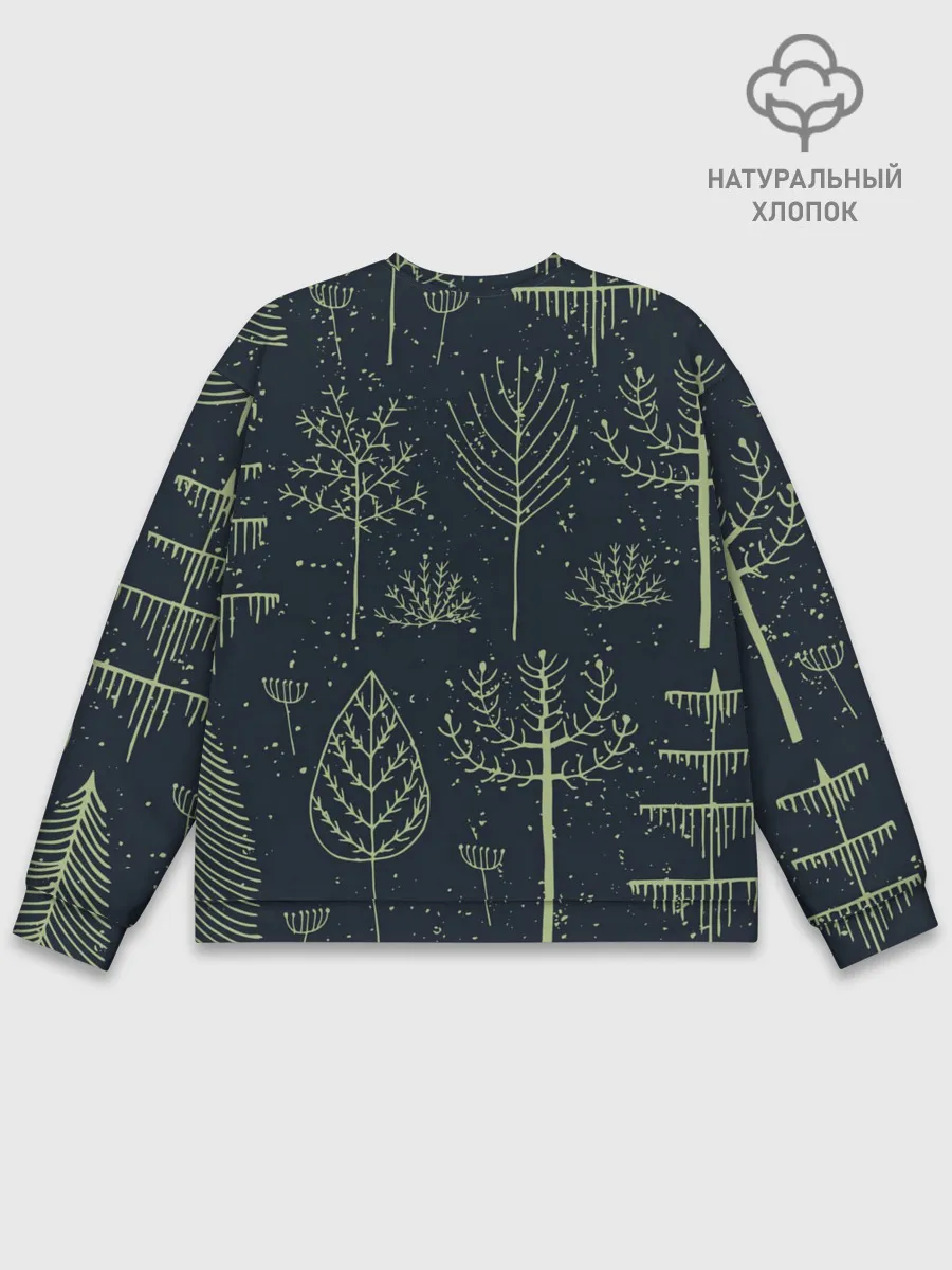 Мужской свитшот базовый / Загадочный лес