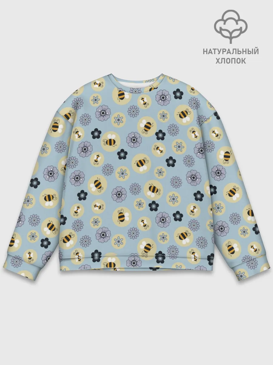 Мужской свитшот базовый / Пчелки