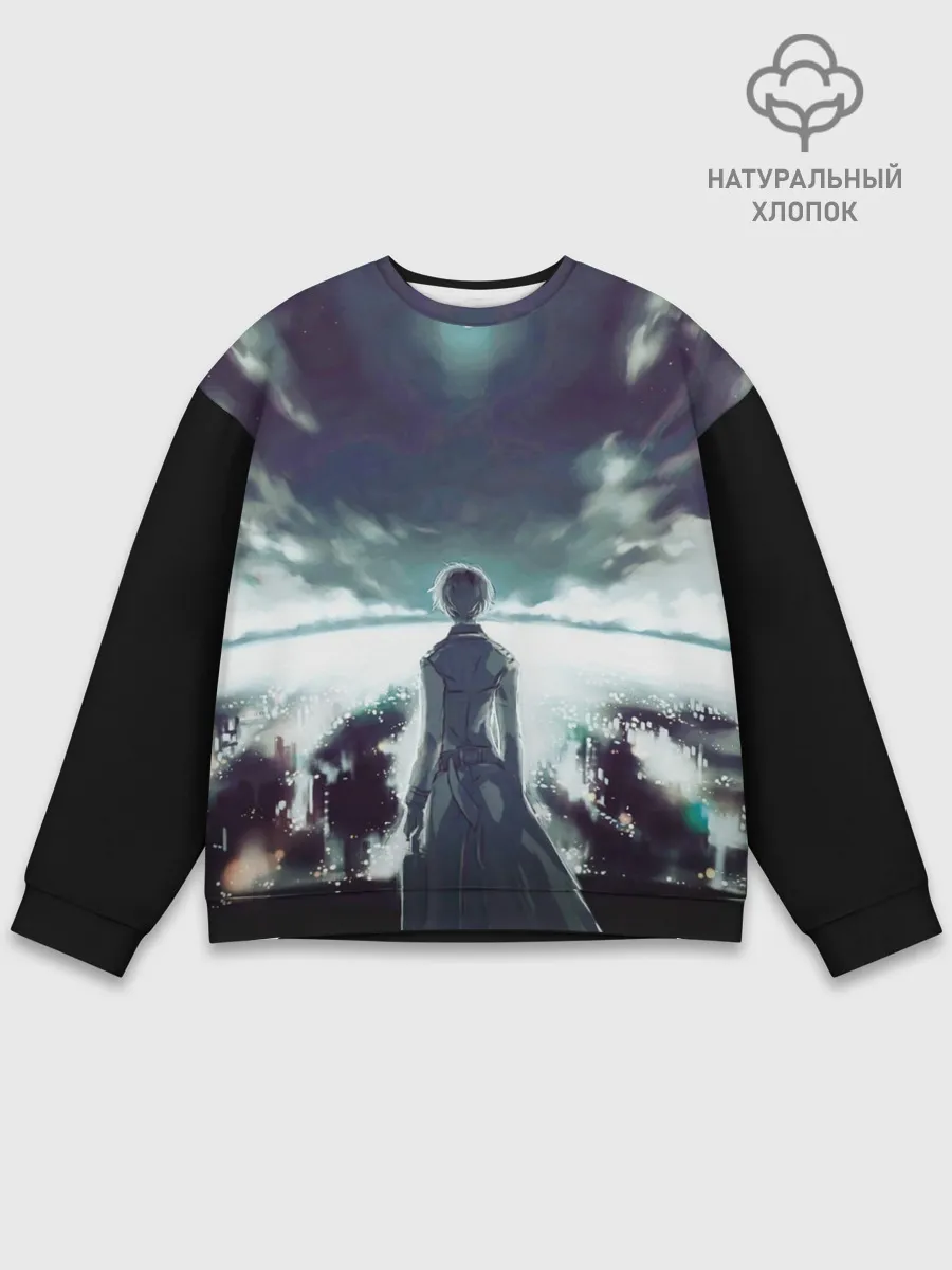Мужской свитшот базовый / Ken Kaneki смотрит в даль