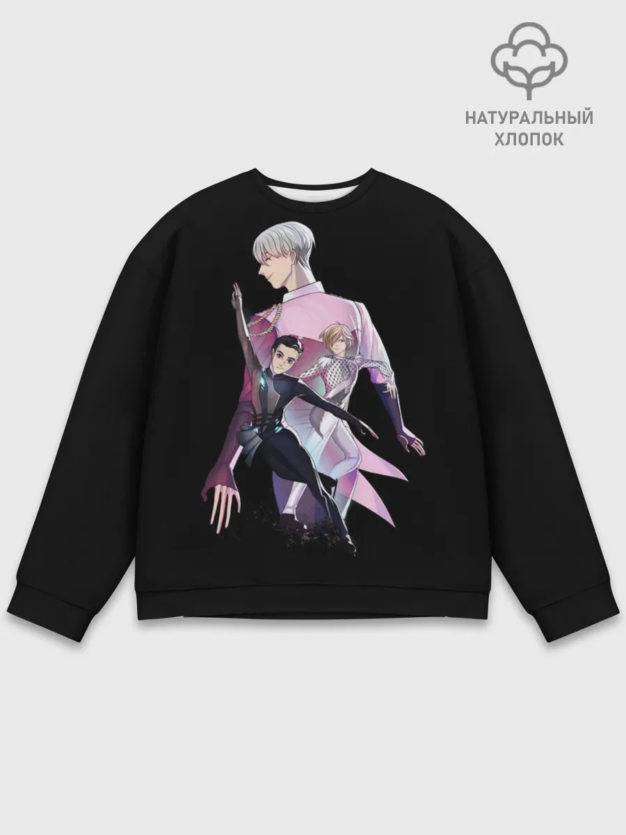 Мужской свитшот базовый / Yuri on Ice_2
