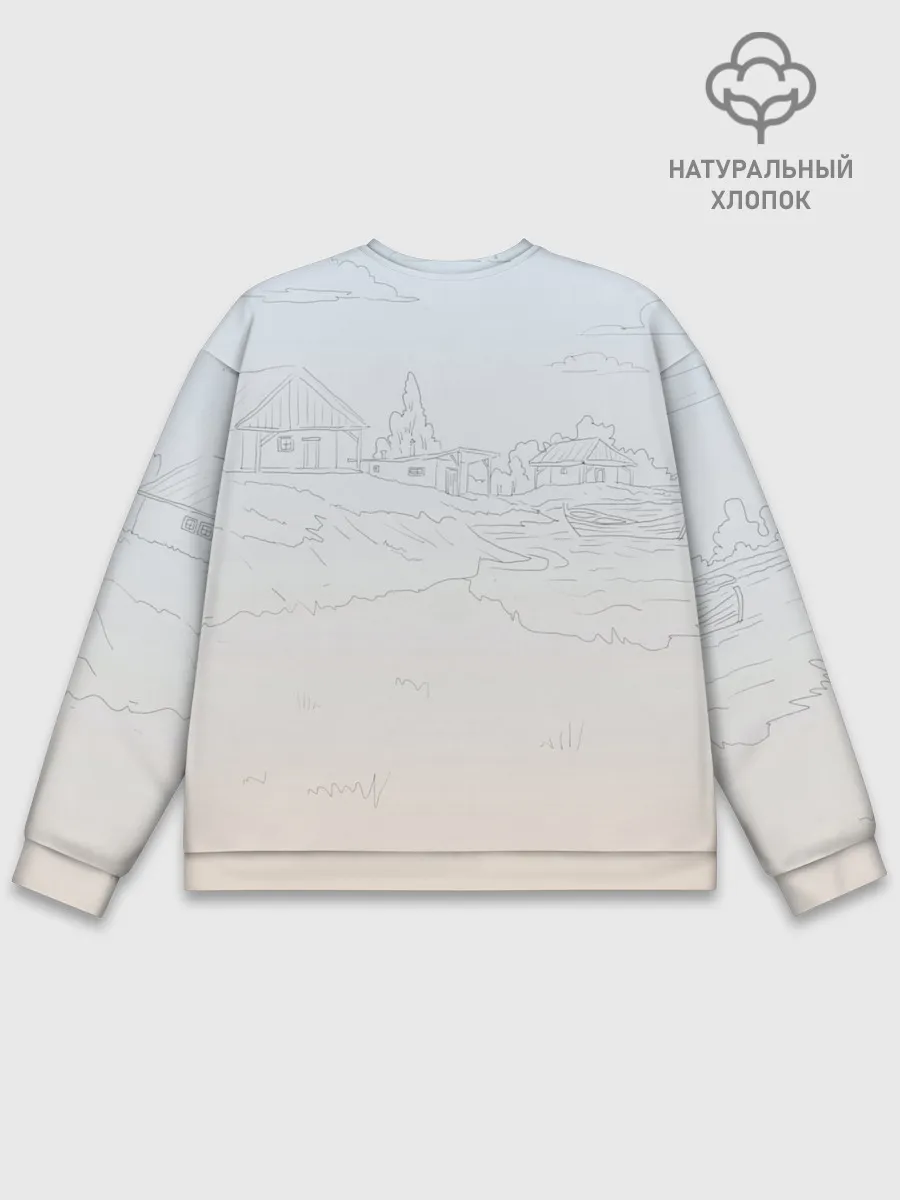 Мужской свитшот базовый / Девушка с контроллером