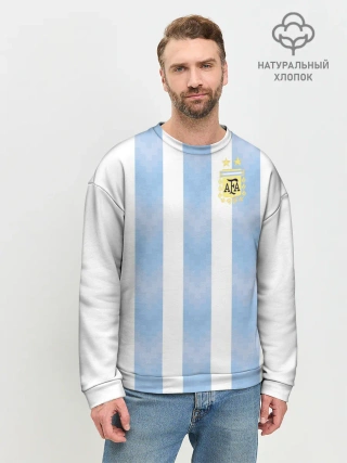 Мужской свитшот базовый / Сборная Аргентины