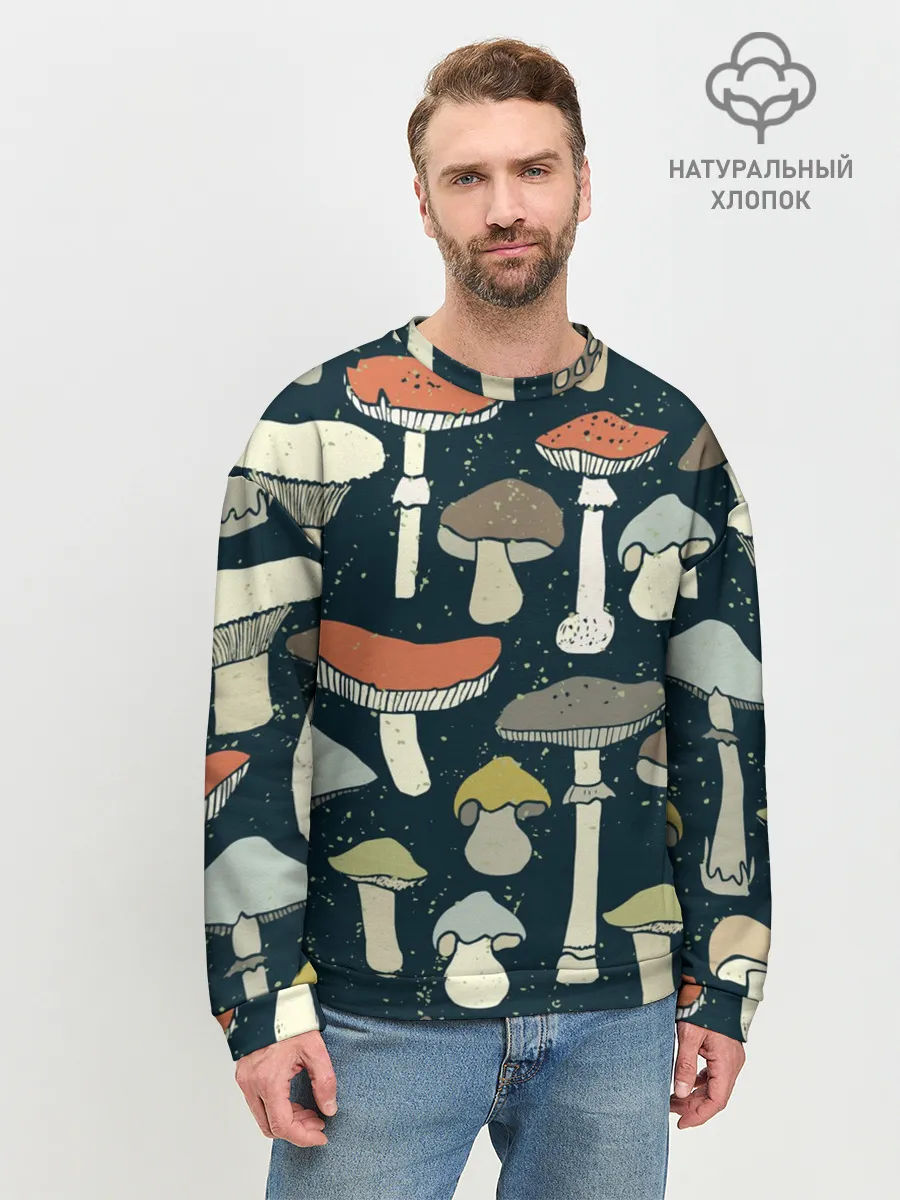 Мужской свитшот базовый / Загадочный лес