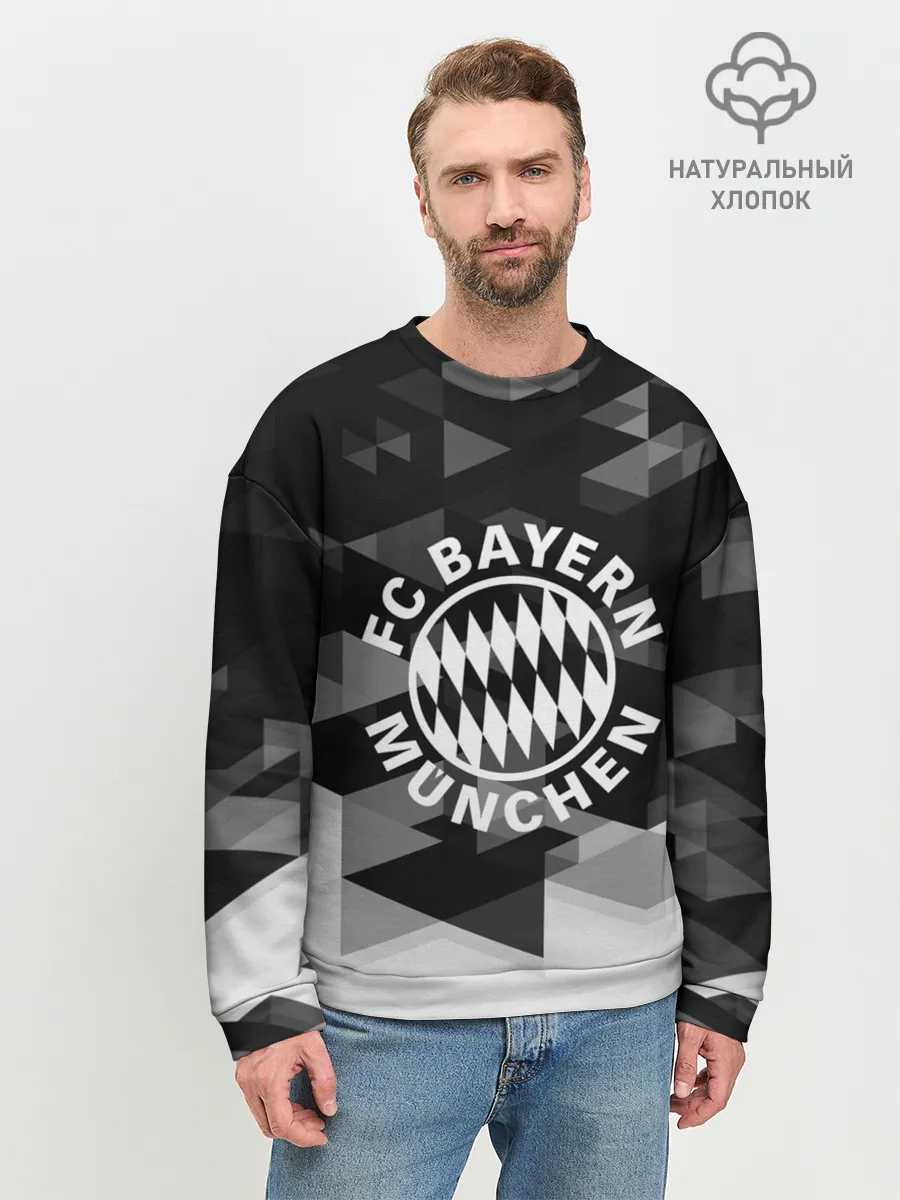 Мужской свитшот базовый / Bayern Munchen Geometry Sport