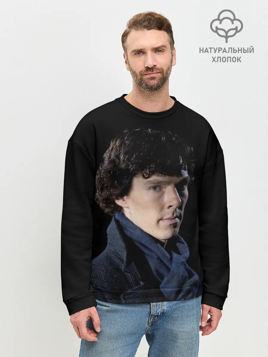 Мужской свитшот базовый / Sherlock