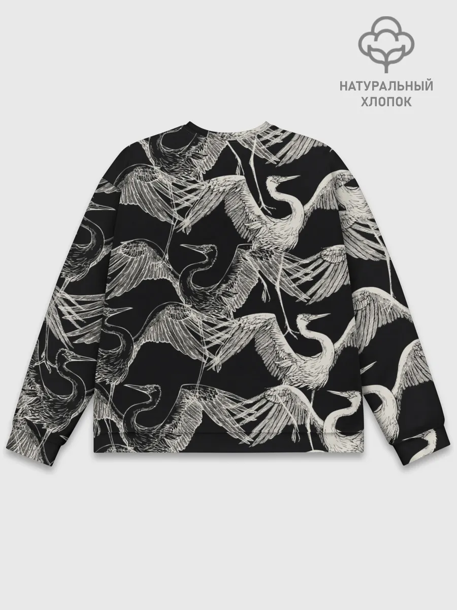 Мужской свитшот базовый / Белые Птицы