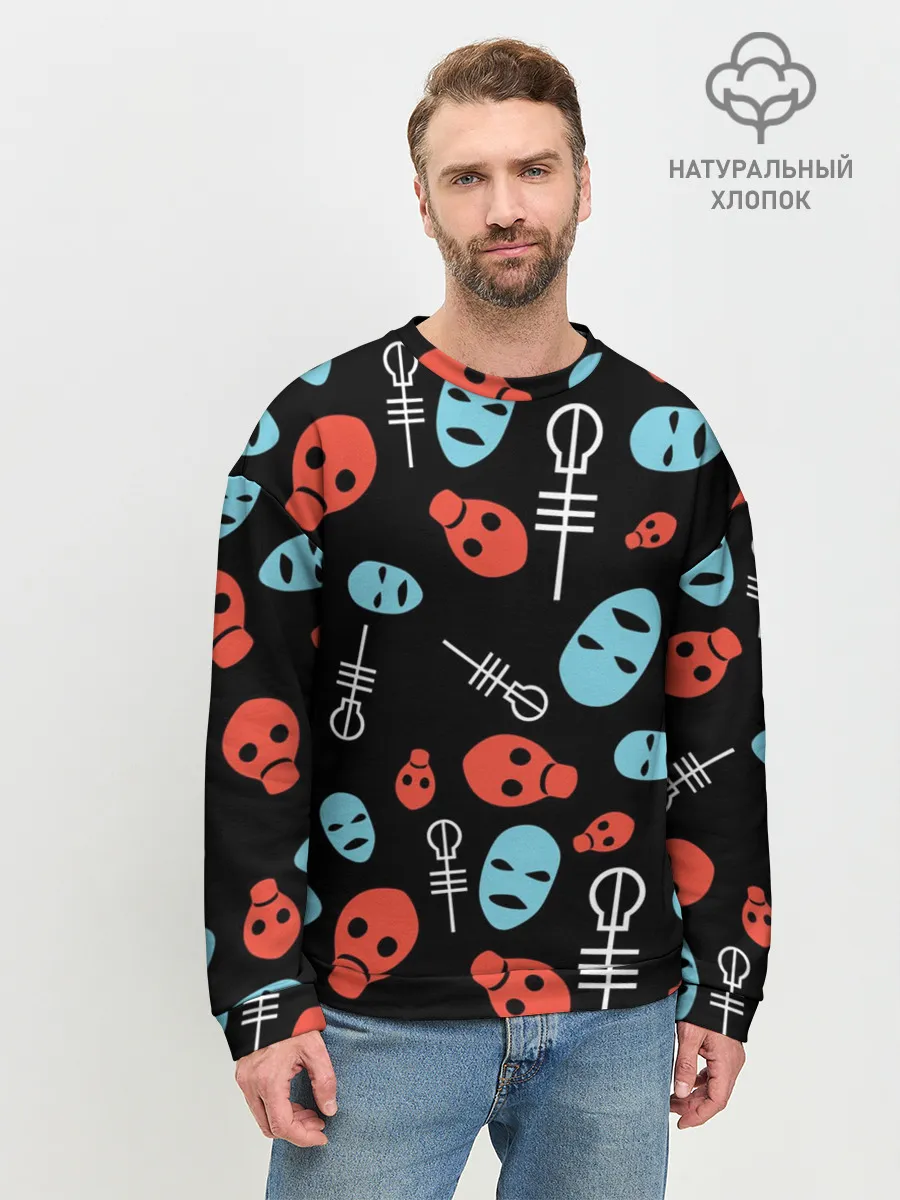 Мужской свитшот базовый / Twenty One Pilots