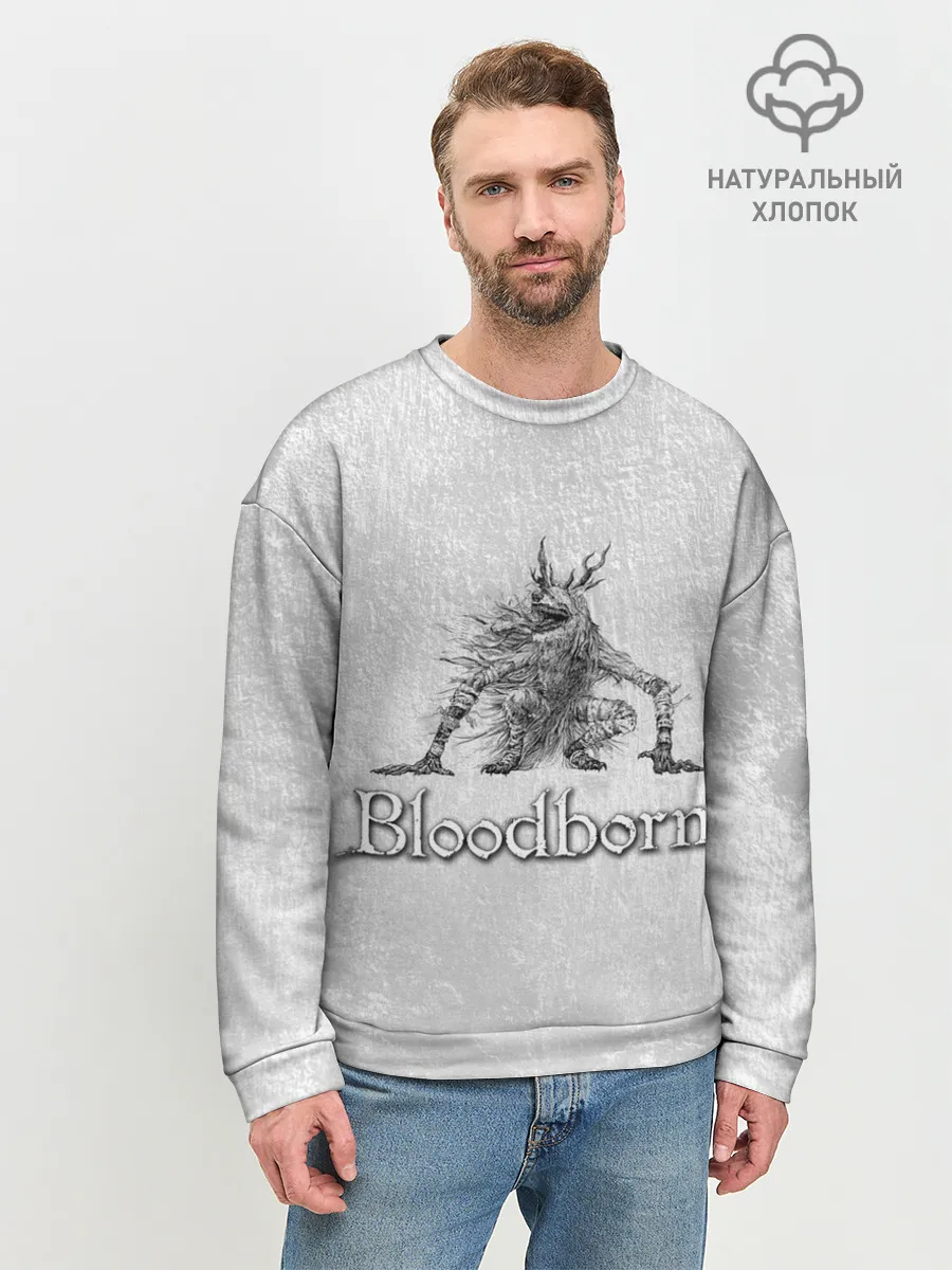 Мужской свитшот базовый / Bloodborne