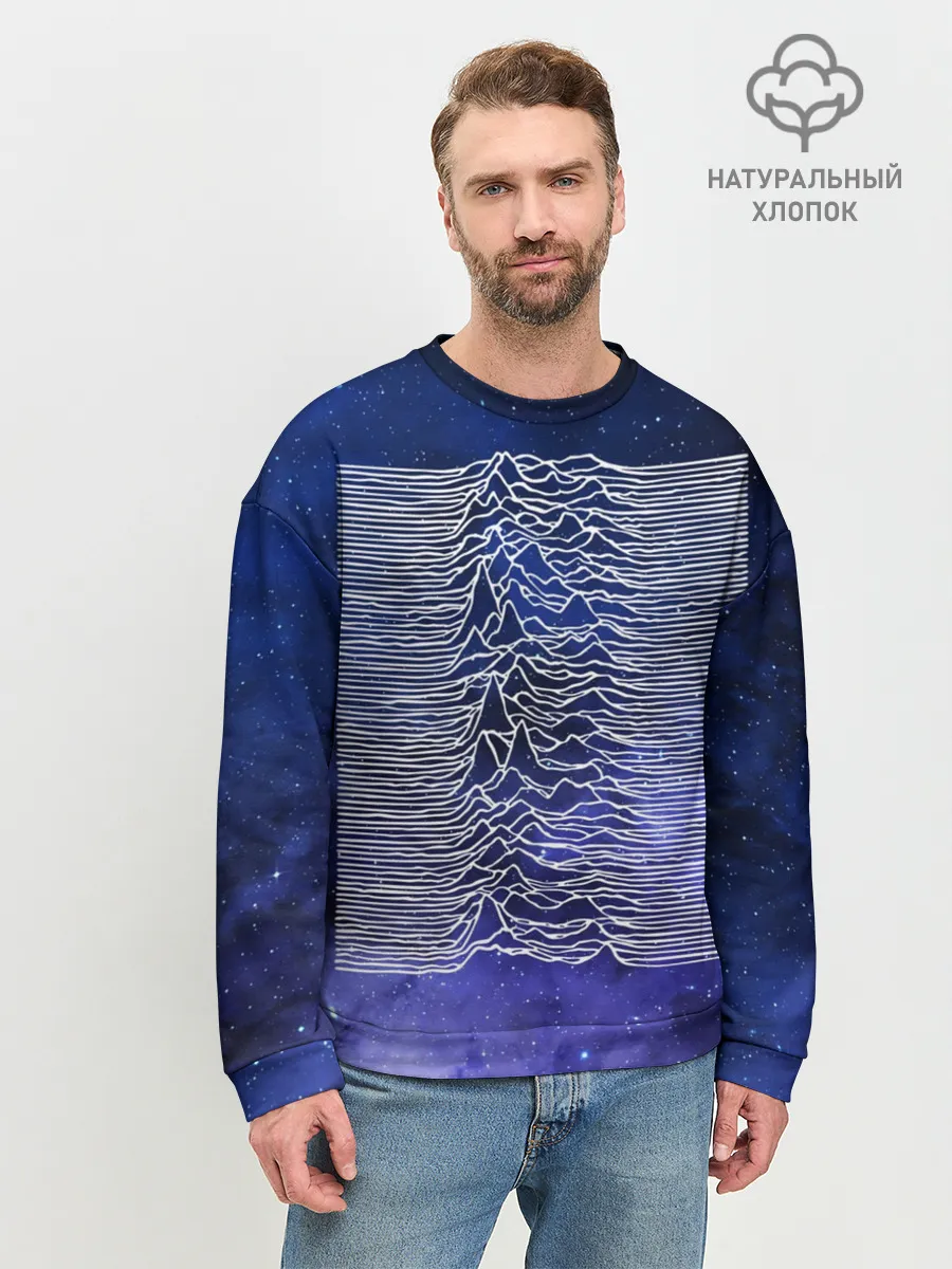 Мужской свитшот базовый / Unknown Pleasures