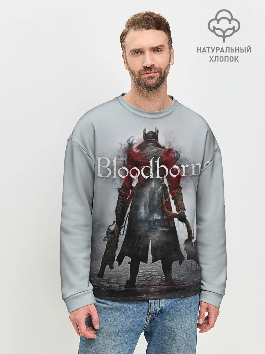 Мужской свитшот базовый / Bloodborne