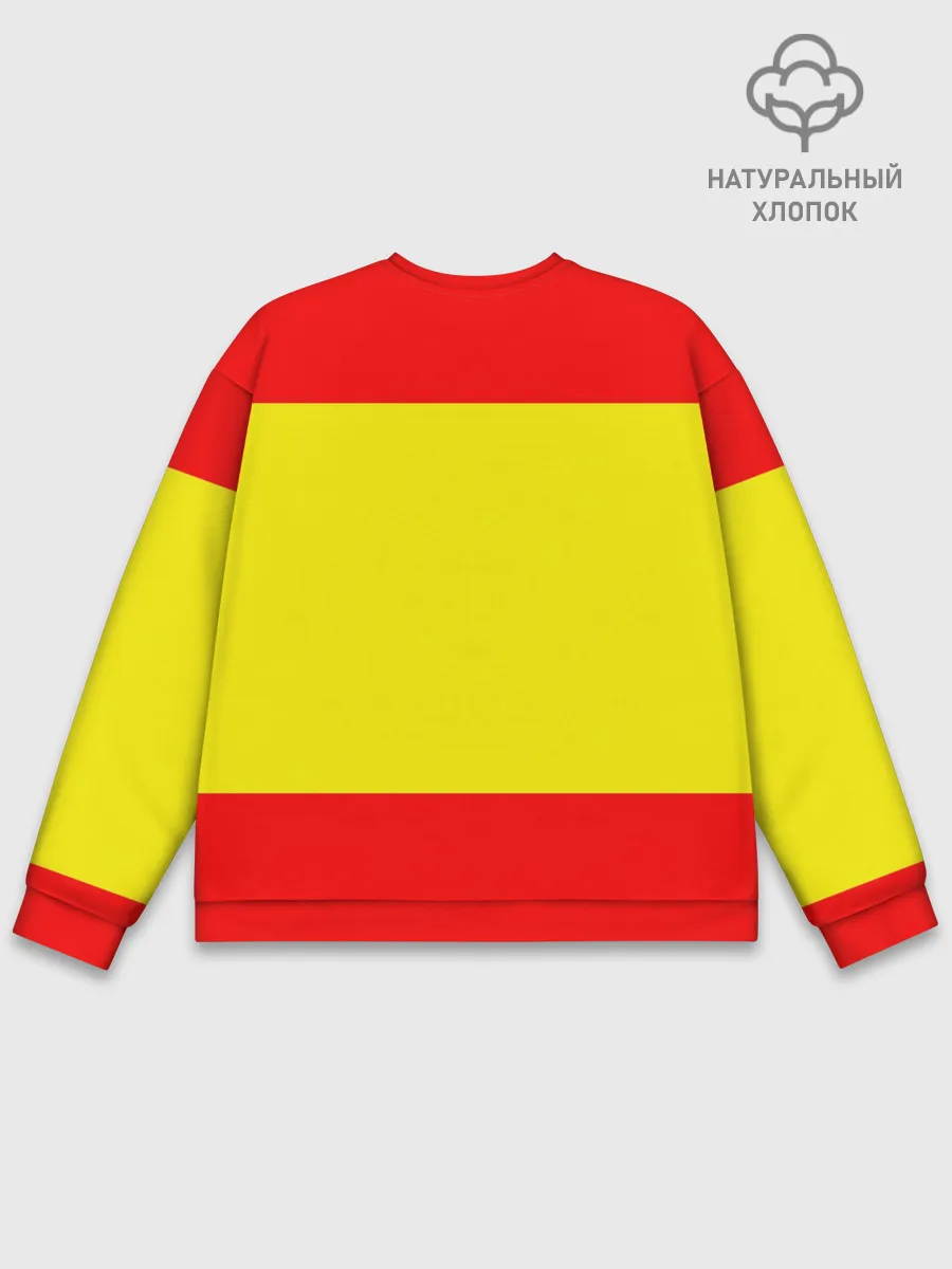 Мужской свитшот базовый / Сборная Испании флаг