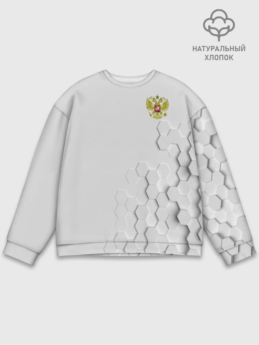 Мужской свитшот базовый / RUSSIA.