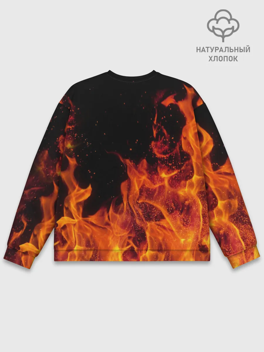 Мужской свитшот базовый / Спасибо деду за Победу