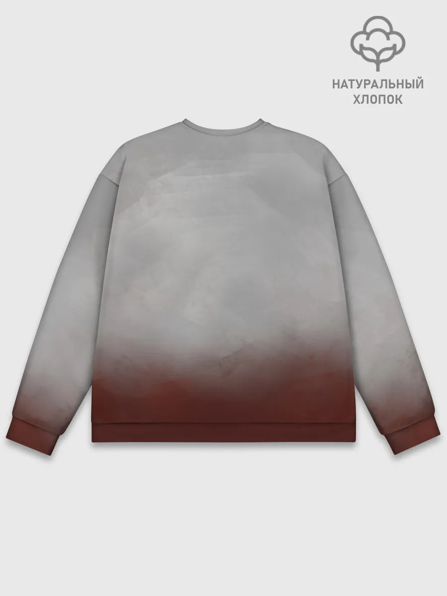 Мужской свитшот базовый / Рыцарь на коне