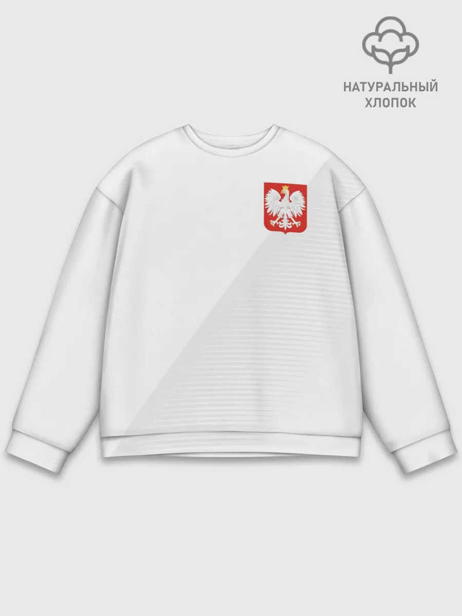 Мужской свитшот базовый / Польша домашняя форма