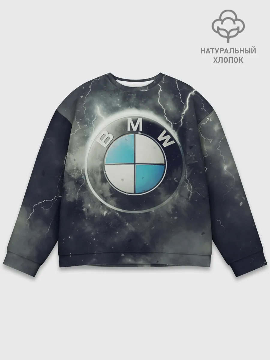 Мужской свитшот базовый / Логотип BMW