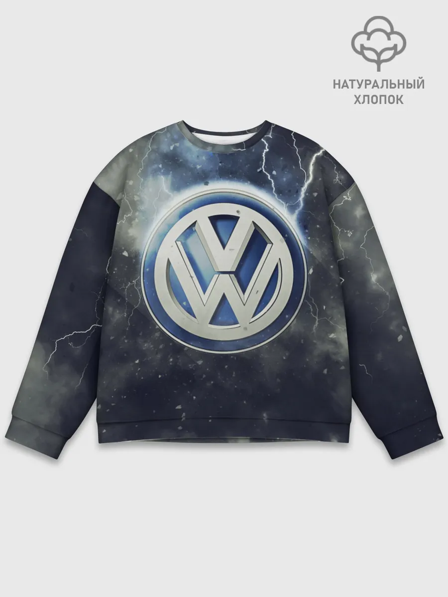 Мужской свитшот базовый / Логотип Wolksvagen