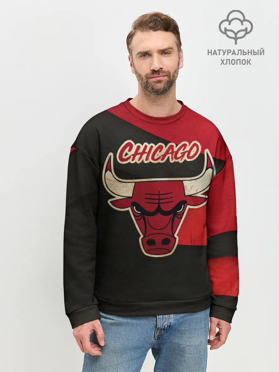 Мужской свитшот базовый / Чикаго олд