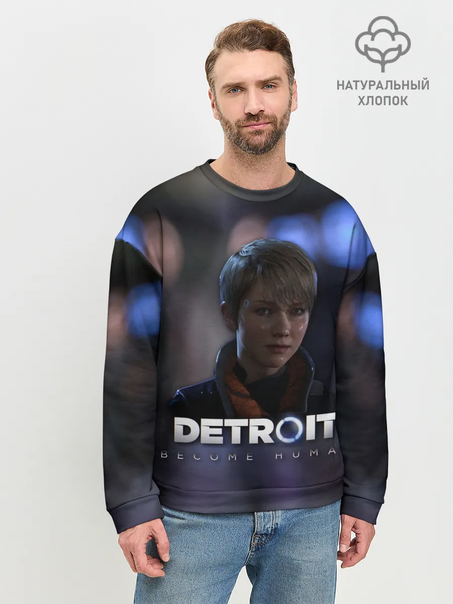Мужской свитшот базовый / Detroit: Become Human - Kara