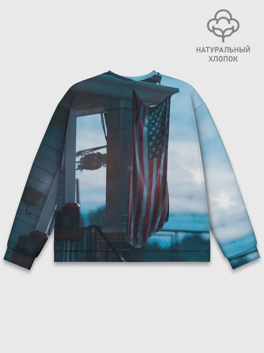 Мужской свитшот базовый / Detroit: Become Human - Markus