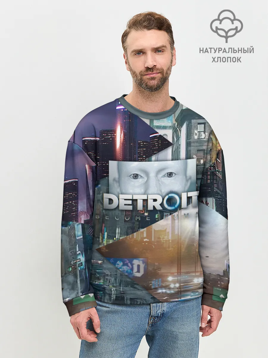Мужской свитшот базовый / Detroit: Become Human