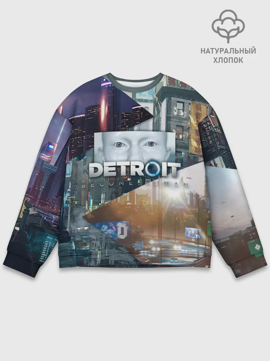 Мужской свитшот базовый / Detroit: Become Human