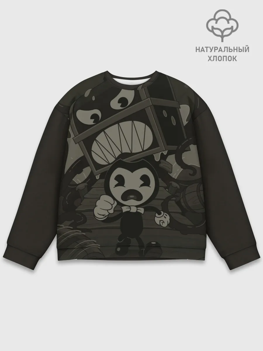 Мужской свитшот базовый / Bendy and the ink machine