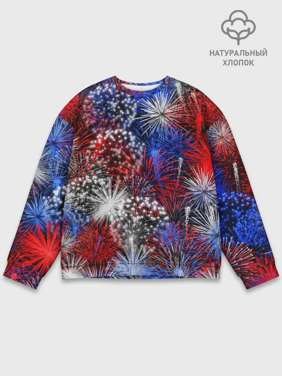 Мужской свитшот базовый / Салют