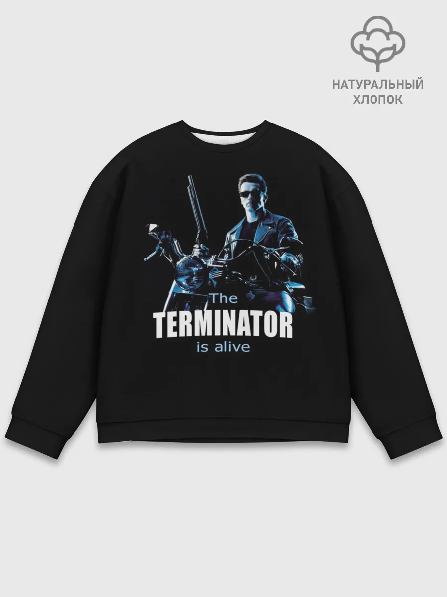 Мужской свитшот базовый / Terminator alive