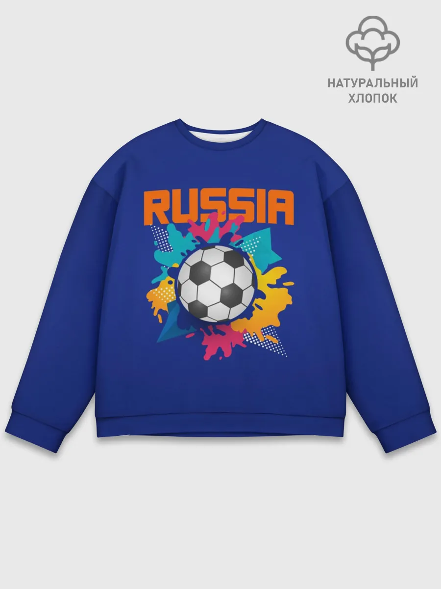 Мужской свитшот базовый / Футбол Россия
