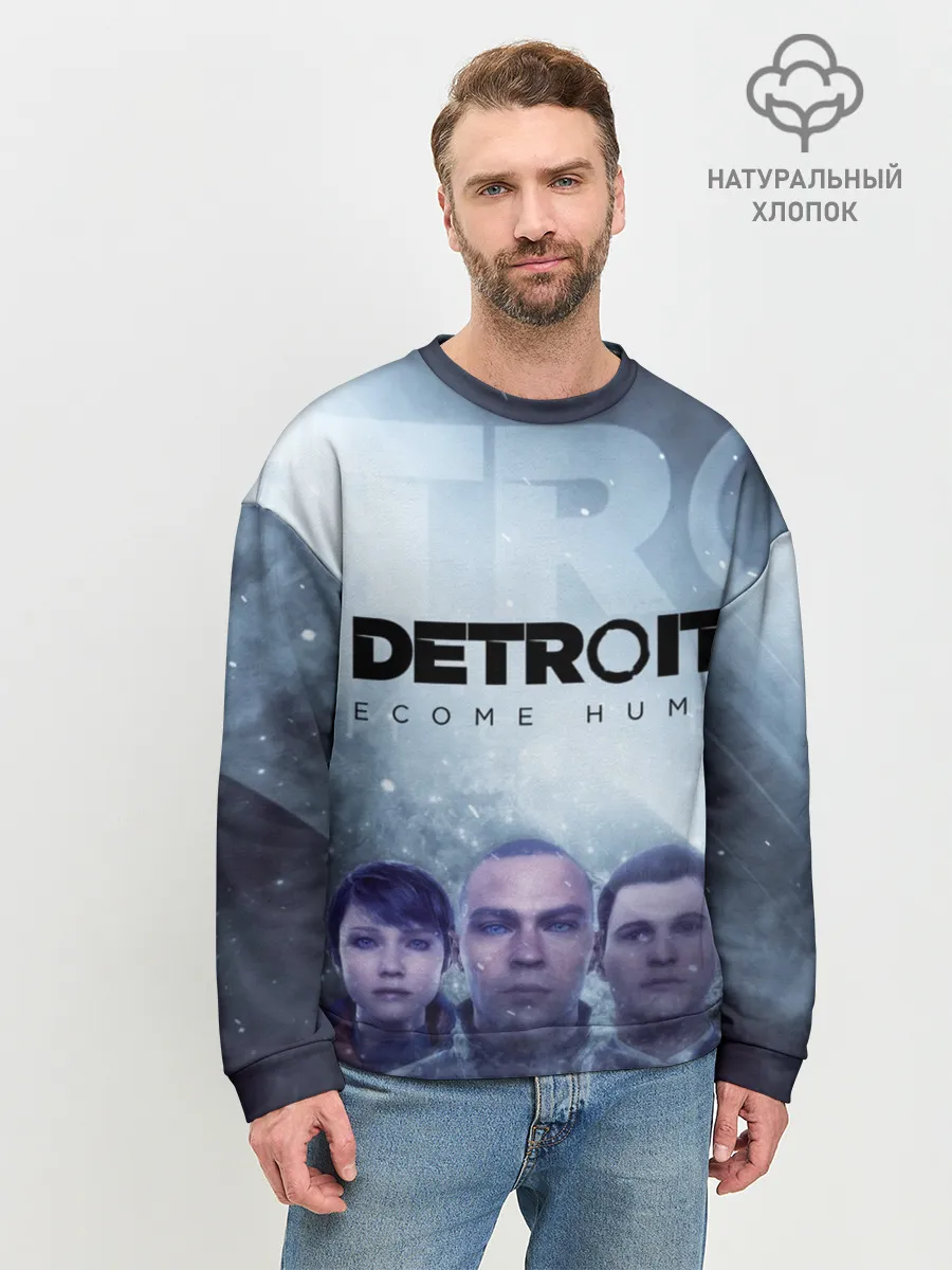 Мужской свитшот базовый / Detroit become human