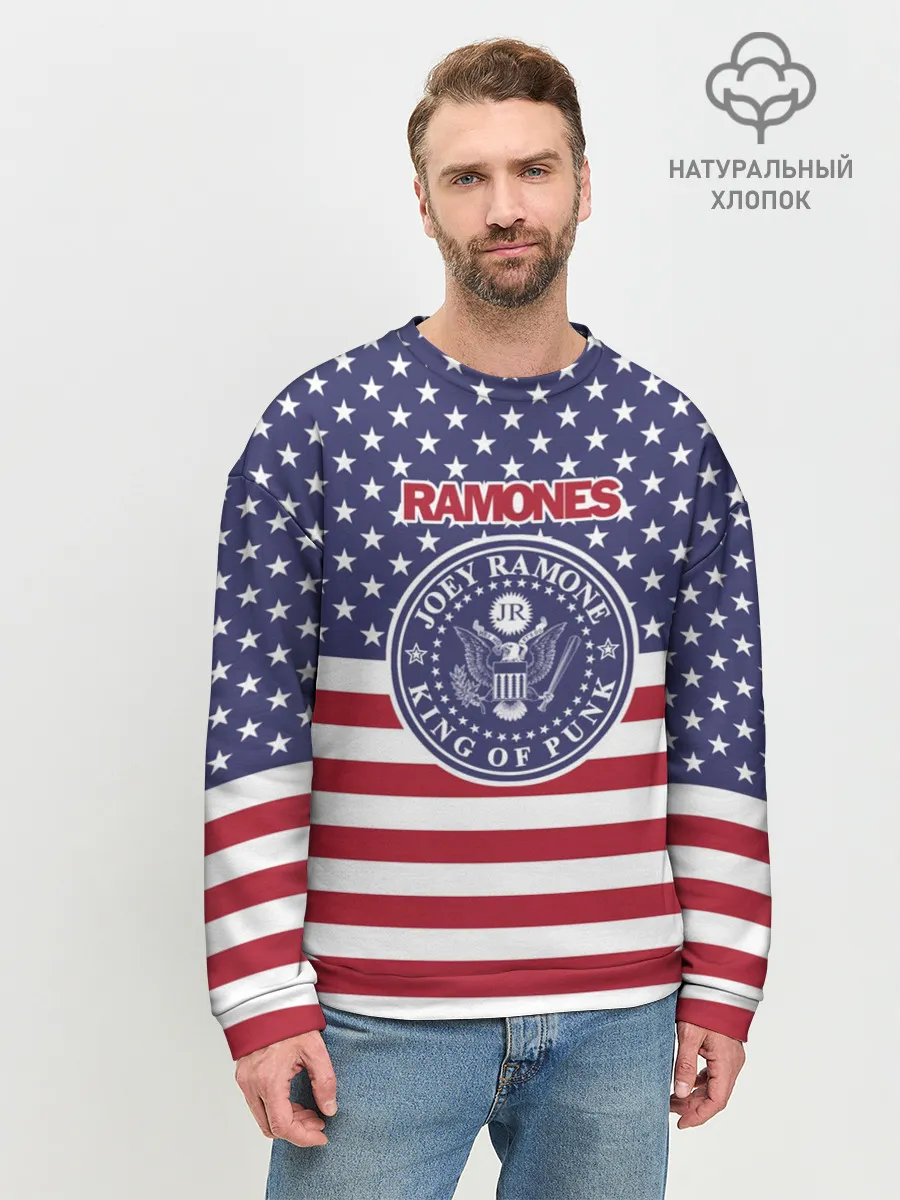 Мужской свитшот базовый / Ramones