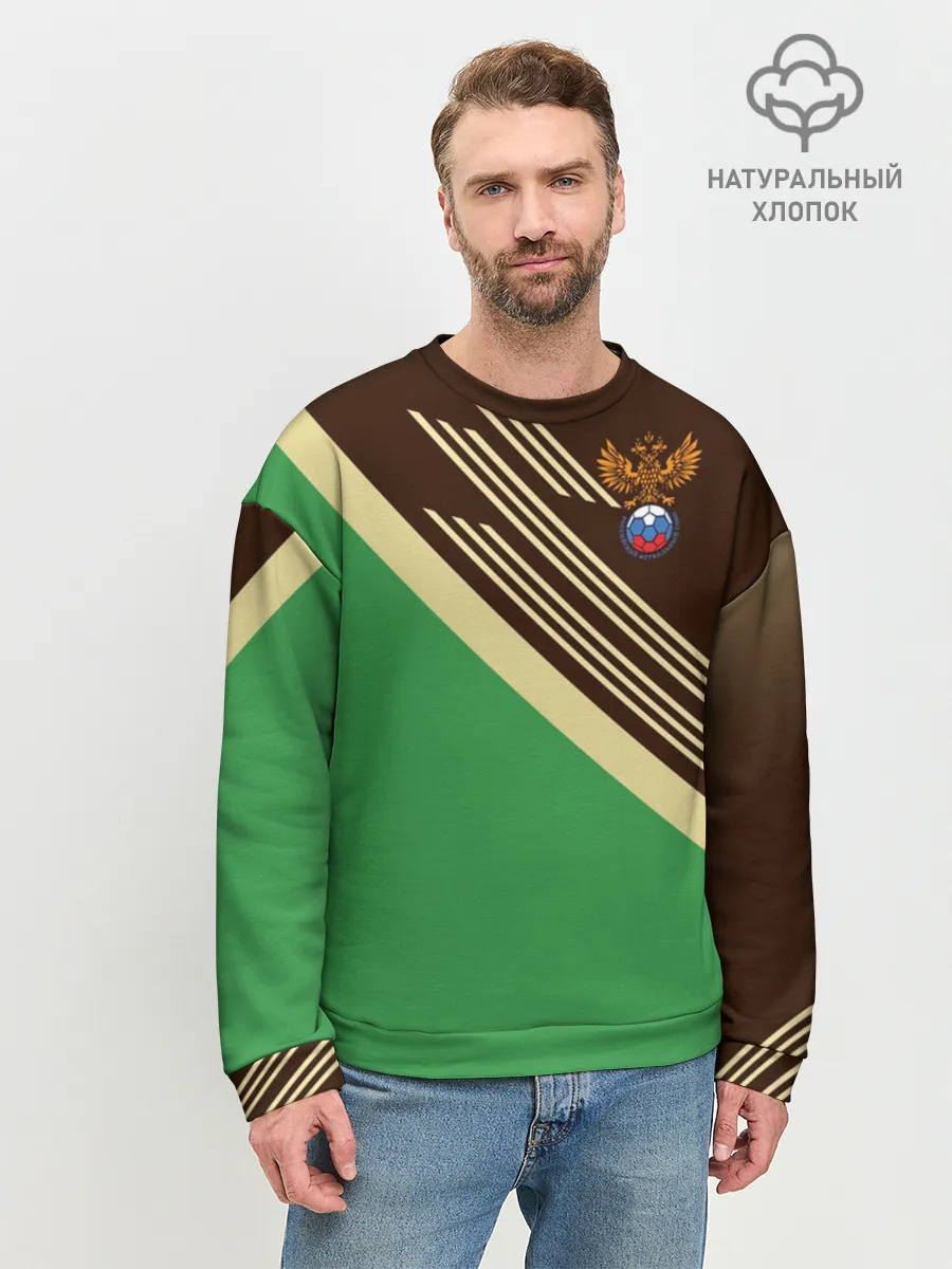 Мужской свитшот базовый / КОМАНДА РОССИИ.