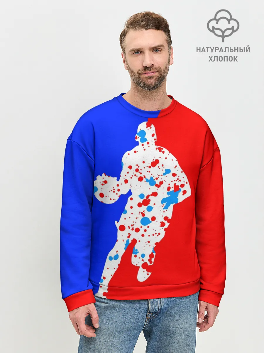 Мужской свитшот базовый / Форма баскетболиста