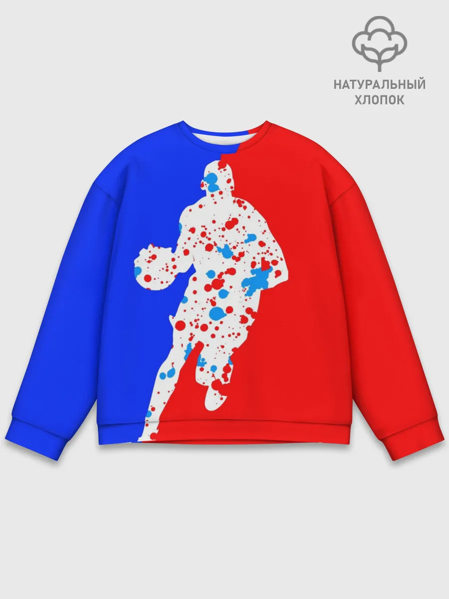 Мужской свитшот базовый / Форма баскетболиста