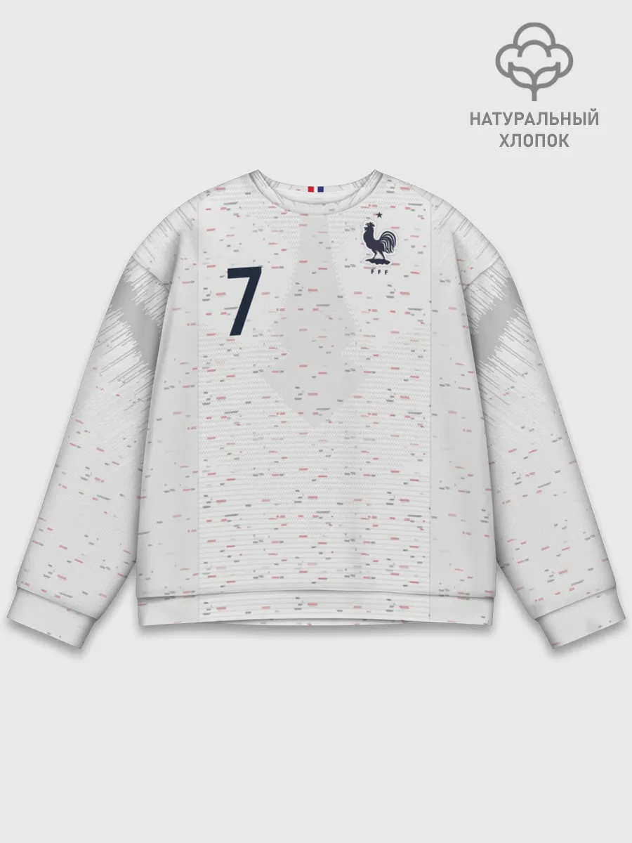 Мужской свитшот базовый / Griezmann away WC 2018