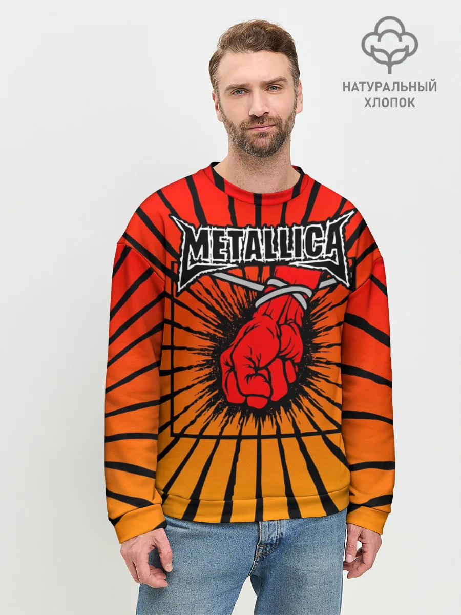 Мужской свитшот базовый / Metallica