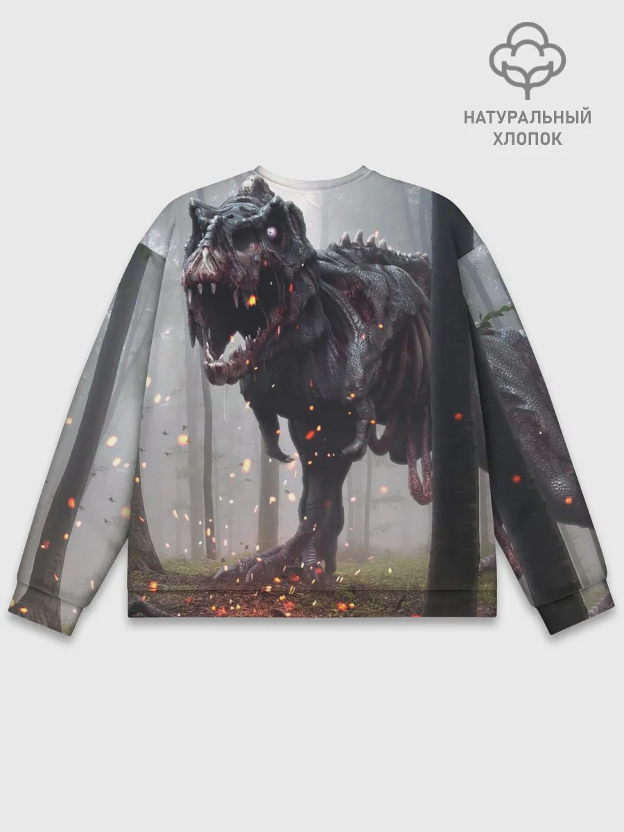 Мужской свитшот базовый / мир юрского периода