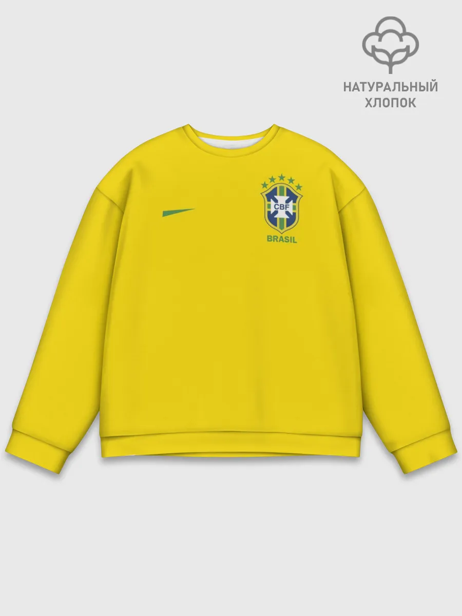 Мужской свитшот базовый / Сборная Бразилии