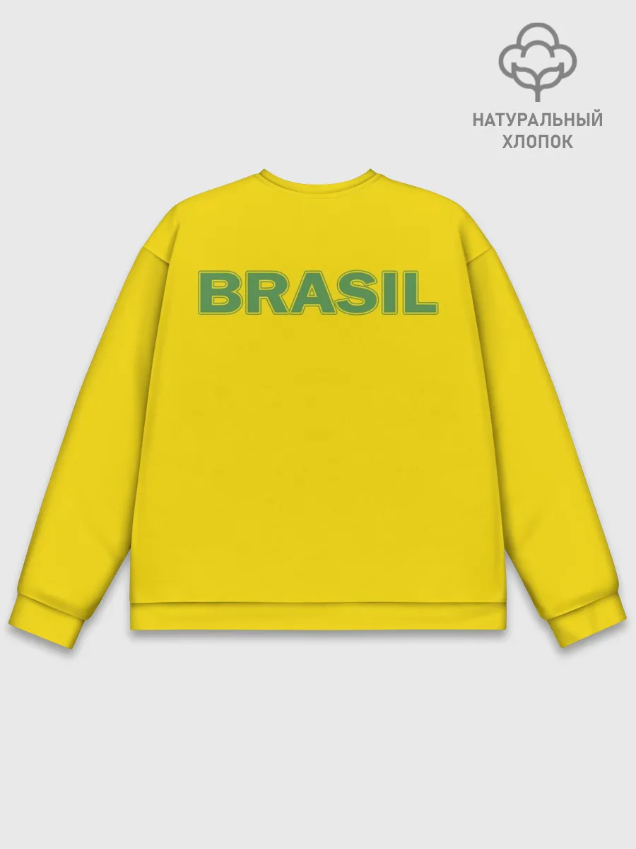 Мужской свитшот базовый / Сборная Бразилии