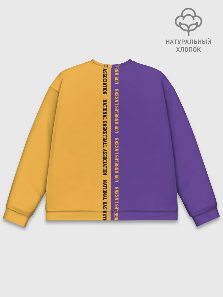 Мужской свитшот базовый / Los angeles lakers. NBA